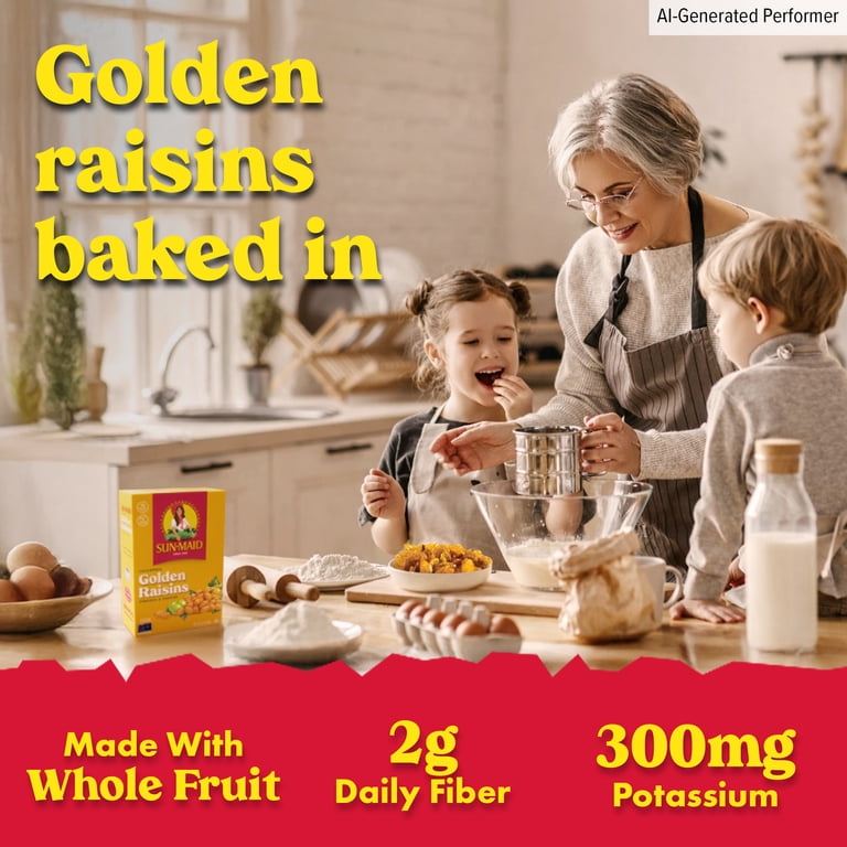 Sun-Maid, California Golden Raisins, 12 oz Bag in a Box, Non-GMO