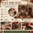 thumbnail image 5 of Poke Art Kit for Adults, 3D Christmas Fabric Poke Art Kit, Handmade Fabric Poke Art Kit, Vintage Holiday Handmade Decoration,DIY Christmas Craft Kit for Adults & Beginner, 5 of 6