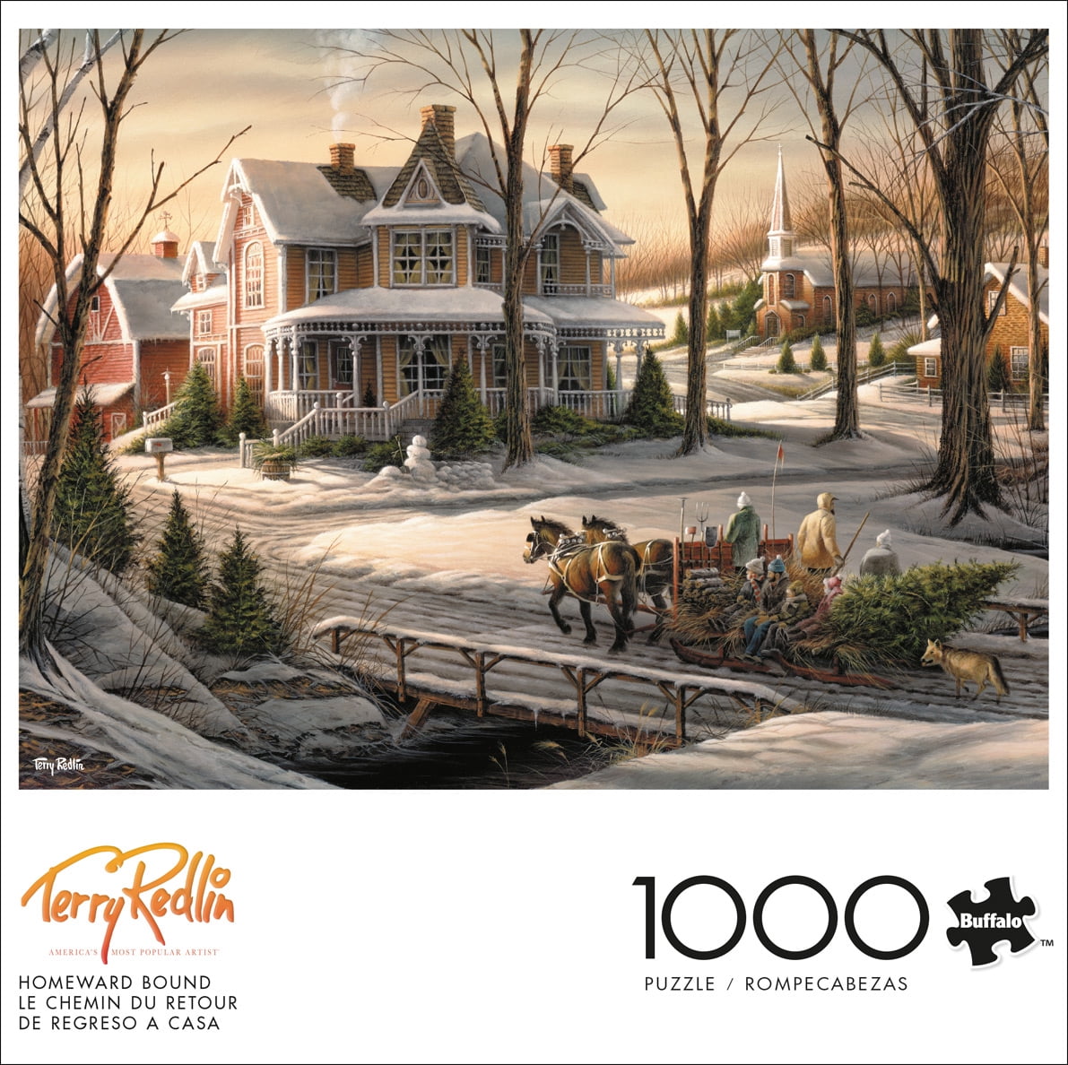 Buffalo Games Terry Redlin 1000-Piece Interlocking 26.75 x 19.75-Inch Jigsaw Puzzle Assortment for Adults Ages 14+ (Styles May Vary)