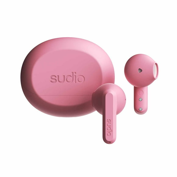 Sudio A3 True Wireless Earbuds Pink Bluetooth Headphones and Headsets
