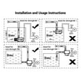thumbnail image 3 of Submersible Water Pump, Power Off Memory USB Powered 0-200cm Lift Water Fountain Pump DC5V 2.4W with LED Indicator for Circulation System, 3 of 7