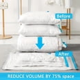 thumbnail image 3 of Vacuum Storage Bags - 2 Pack 100X130CM Extra Large Strong Space Saver Compression Bags - R, 3 of 5