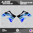 thumbnail image 2 of Kalair GFX Graphics Kit for Kawasaki KX450F (2009-2011) Axis Series, 2 of 5