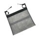 thumbnail image 2 of Bolsa de cochecito Organizador de silla de ruedas colgante Bolsa de almacenamiento de carrito de andador con cremallera de nailon, gris Inevent HA004829-02, 2 of 2