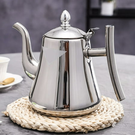 

Meizhencang Tea Kettle Food Grade Rust-proof Stainless Steel Multifunctional Coffee Teapot with Tea Strainer Mesh for Home