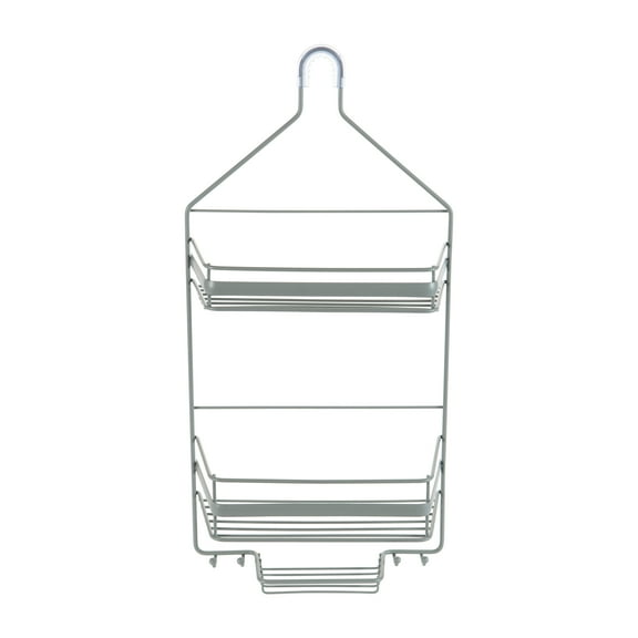 Bath Bliss 2 Shelf Regency Steel Shower Caddy in Gray