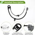 thumbnail image 4 of Unique Bargains No.895160E090 ABS Wheel Speed Senor for Toyota Highlander 2.7L 3.5L for FWD 2008-2013 Rear Left ABS Sensor Anti-lock Braking System Sensor 1 Pcs, 4 of 7