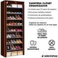 thumbnail image 2 of Zapatera De 9 Niveles Closet Plegable para Calzado Y Prendas De Vestir Estante Organizador Ajustable Armario Multiusos Mueble Rack Apilable Recamara, 2 of 7