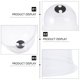 thumbnail image 3 of unbranded 6Ud Cubierta Transparente Para Plantas Con 18 Clavos Y 10 Etiquetas Protector Heladas, 3 of 7