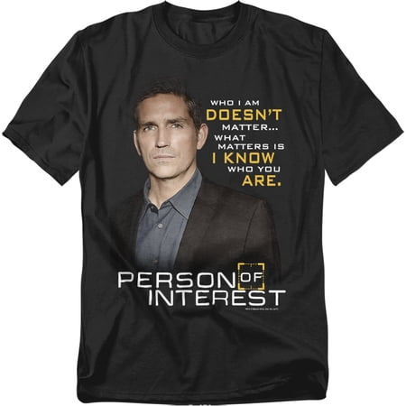 Person of Interest T-Shirt I Know Unisex Graphic Tee For Men & Women