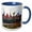 Blue/White, variant on 3drose, Belgium, Brugge, Market Square, 11oz Mug