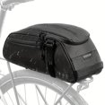 thumbnail image 1 of QJUHUNG 8L Reflective Rear Rack Bag - Waterproof Bike Saddle Panniers with Secure Attachment  Ample Storage  and Comfortable Shoulder Strap - Ideal for Daily Commuters and Long-Distance T, 1 of 7