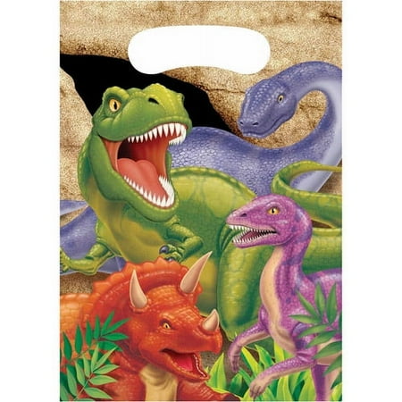 Creative Converting Dino Blast Loot Bags, 8-Pack