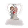 thumbnail image 4 of WORGEOUS Couple Shape Cartoon Style Couple Ornament for Wedding Ceremony Decorations 1Pcs, 4 of 8