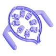thumbnail image 3 of Rodillo de piernas de 8 ruedas, masajeador anticelulítico, rodillo muscular portátil para la fascia, manual Púrpura, 3 of 9