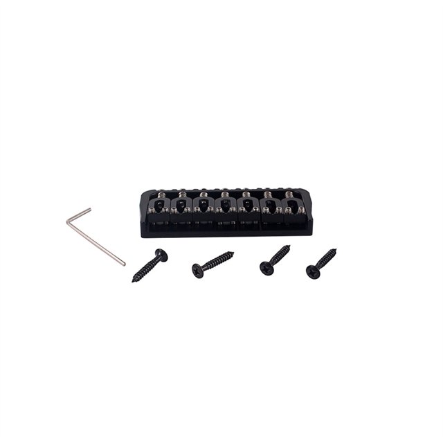 Yuarrent Puente de guitarra Instalación práctica Sin rebabas Accesorio mejorado Equipo musical Suministro de instrumentos Reemplazo directo Sillín de Accesorios para instrumentos musicales Yuarrent OD023692-00