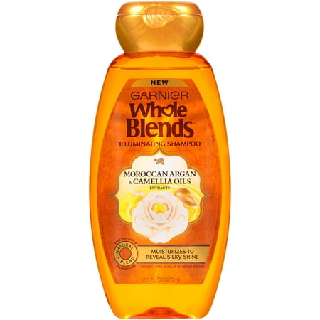 Garnier Whole Blends Shampoo with Moroccan Argan & Camellia Oils Extracts 12.5 FL (Best Moroccan Argan Oil Shampoo)