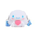 thumbnail image 1 of Cinnamoroll-monedero Kawaii Sanrio para niños, bolso cruzado de silicona, impermeable, bonito bolso de hombro de princesa de dibujos animados, 1 of 4