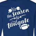 thumbnail image 4 of Inktastic Tis the Season to Tailgate with Helmets and Football Long Sleeve Youth T-Shirt, 4 of 5