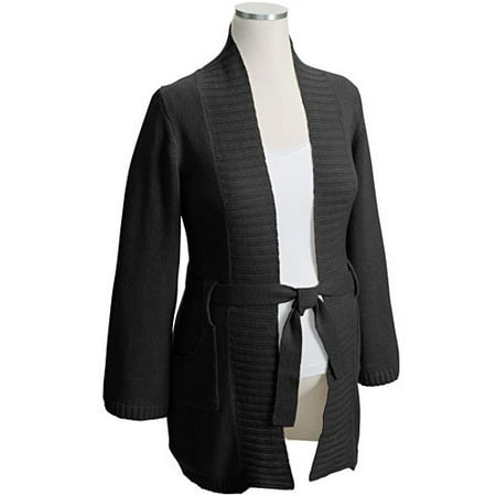 Maternity Belted Sweater Coat