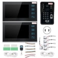 thumbnail image 3 of Portero automático con control remoto, videoportero de 7 pulgadas, 2 porteros automáticos, portero automático con visión nocturna, fabricado con cuidado, 3 of 9