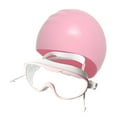 thumbnail image 5 of QccHieUs Swim Goggles And Cap with Ear Plugs for Adults, Adjustable Eyewear for Pool And Pink White, 5 of 9