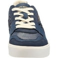 thumbnail image 2 of Sam Edelman Elcie Hudson Blue Lace Up Rounded Toe Low Top Fashion Sneakers (Hudson Blue, 9.5), 2 of 6