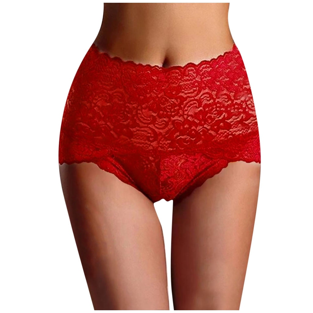 Fashion (A-Red)High Waist Thermal Panties For Women Flat Belly Slimming  Shaping Panties Seamless Period Menstrual Underwear Safety Shorts 2023 SCH