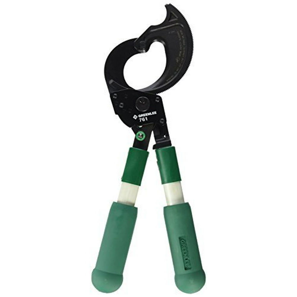 GREENLEE 761 103/4" Ratchet Action Cable Cutter, Center Cut