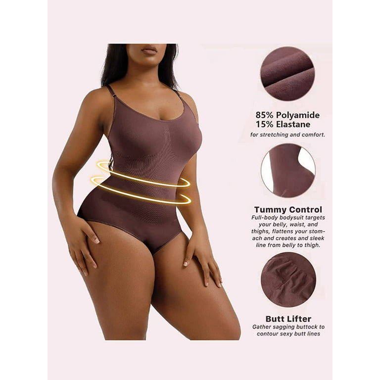 BATE Plus Size Shapewear for Women Tummy Control Bodysuit Seamless Sculpting  Thong Body Shaper 