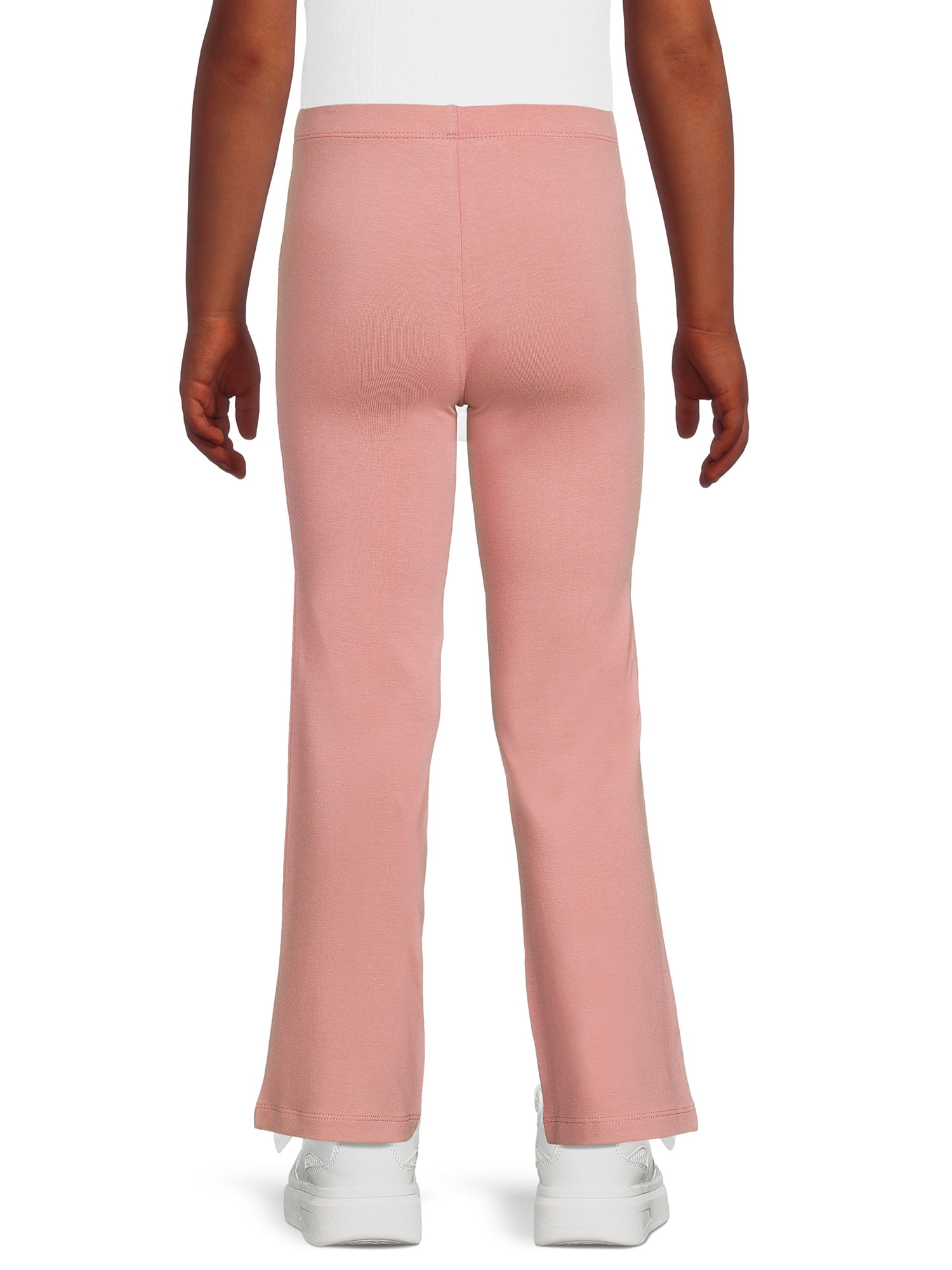 Wonder Nation Girls’ Kid Tough Knit Flare Leggings, Sizes 4-16 & Plus