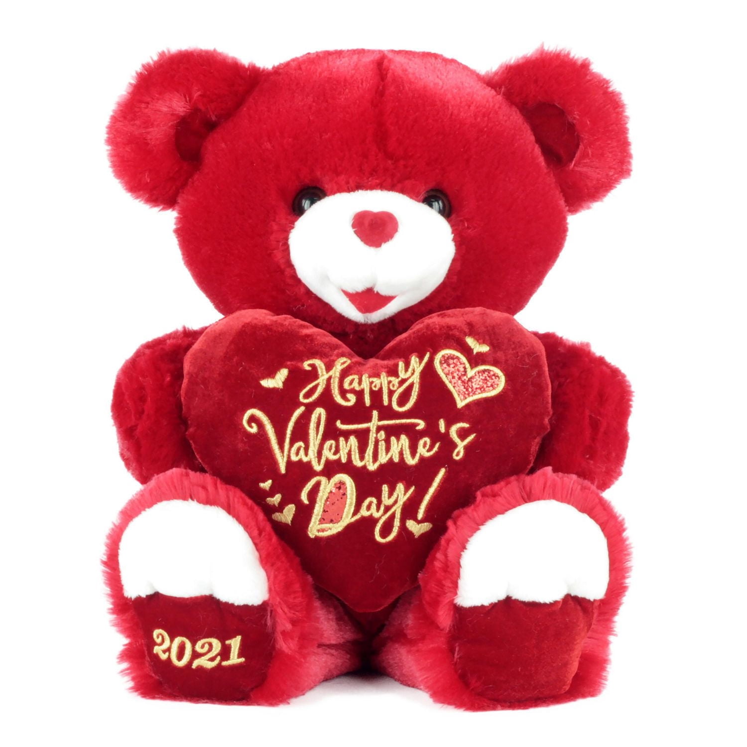 Way To Celebrate Valentine’s Day Large Sweetheart Teddy Bear 2021, Red