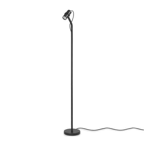 Lampe sur pied de 58 po à DEL Series.01.FL de MRDK x Globe avec abat-jour noir mat