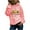 Pink, variant on Ichuanyi Womens Tops, Summer Autumn Winter Ladies Long-Sleeved Pullover Print Round Neck Hooded Sweatshirt
