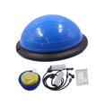 thumbnail image 3 of Pelota de equilibrio,Pelota de equilibrio de media altura para ejercicio con superficie antideslizante,Pelota de ejercicios de equilibrio de 46 cm de diámetro,Equipo de entrenamiento de Azul, 3 of 8