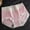 Pink, variant on Thong Underwear Women Women's Cotton Underwear, Laides Lightweight & Breathable Panties, Mid-Waist Soft Underpants Briefs, Available in Plus Size Ladies Underwear Panties Cotton XL