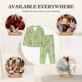 thumbnail image 7 of Honeii Cute Poodle Dog print Women's Pajama Sets Long Sleeve Button Down Sleepwear Nightwear Soft Pjs Lounge Sets-Small, 7 of 7