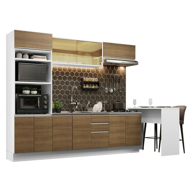Cocina Integral Completa Modular Madesa Glamy 315cm BM 01