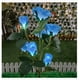 thumbnail image 1 of Xtellar Luz Solar Led Decoración Flores Rosas De Jardín Artificiales Azul, 1 of 1