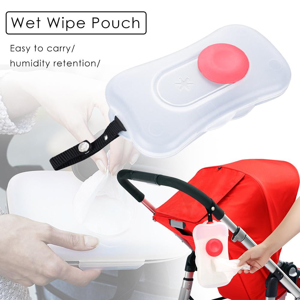 Atralife Carrying case On-the-Go Snug Seal Baby Wipes Case Portable Convenient Wet Wipe Pouch for Baby Use