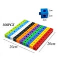 thumbnail image 6 of 100Pcs/Set 2x2x2CM Square Cube Shape Building Blocks Educational Toys For Children Kids DIY Assembling Blocks Bricks Model Toys, 6 of 6