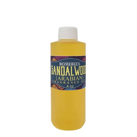 Romeriza Inc Arabian Sandalwood Fragrance Body Oil 100% Authentic Essence Arabian Sandalwood Essential oil Romeriza oils (16 oz)
