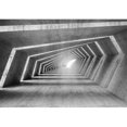 thumbnail image 2 of Wall26 Abstract Illuminated Empty Bent Concrete Corridor Interior, 3d Render Illustration - Removable Wall Mural | Self-adhesive Large Wallpaper - 66x96 inches, 2 of 6
