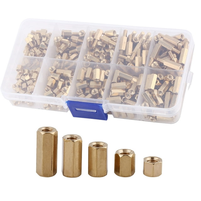 Standoff, 300pcs M3 Standoffs en Laiton Carte Mère Standoff PCB Standoff Construction Robuste