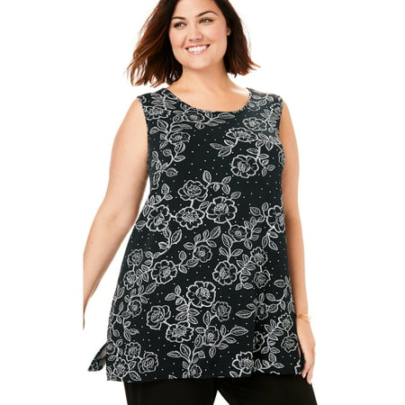 Woman Within Plus Size Best Dressed Essential A-line (Best Ladies Fashion Websites)