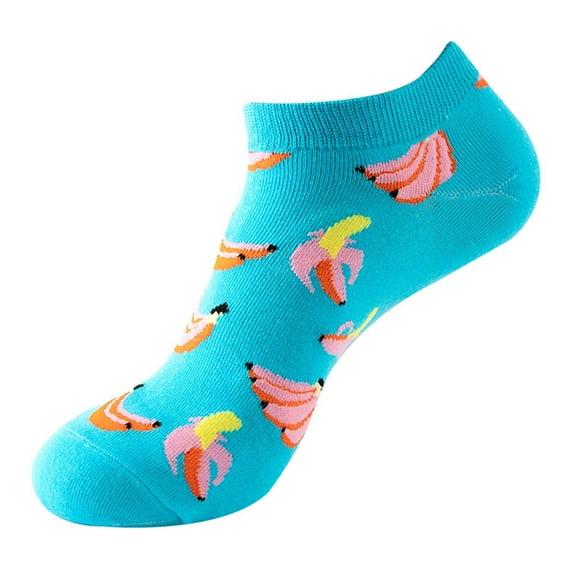 Bunenne Womens Ankle Socks Quarter Socks Cotton Socks 2 Pairs Womens Novelty Funny Cute Ankle 3d Print Pattern Design Colorful Cotton Low Cut Liner Crew Socks for Women Boot Socks C One Size