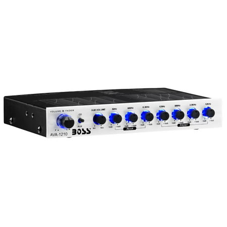 NEW Boss AVA-1210 7-Band Car Stereo Equalizer Preamp Amplifier Audio EQ (Best Music Equalizer For Android)