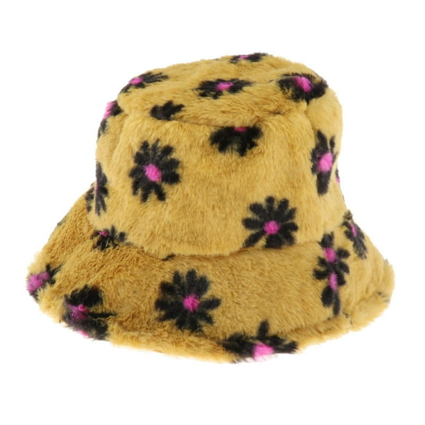 Adolescentes Niñas Adultos Lindo Pescador Sombrero Invierno Cálido Sombrero Gorra Amarillo Sunnimix sombrero de pescador de mujer