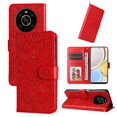thumbnail image 1 of Funda tipo cartera GANGXUN para Honor Magic 4 Lite 4G/5G , diseño girasol, cuero PU, soporte, cierre magnético, tarjetero, 1 of 5