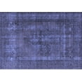 thumbnail image 1 of Ahgly Company Machine Washable Indoor Rectangle Oriental Blue Industrial Area Rugs, 6' x 9', 1 of 4
